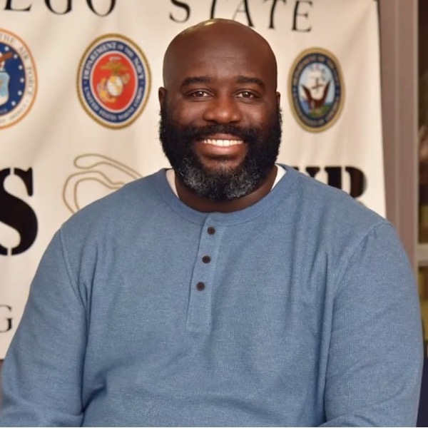 A smiling career counselor is ready to help veterans launch their careers